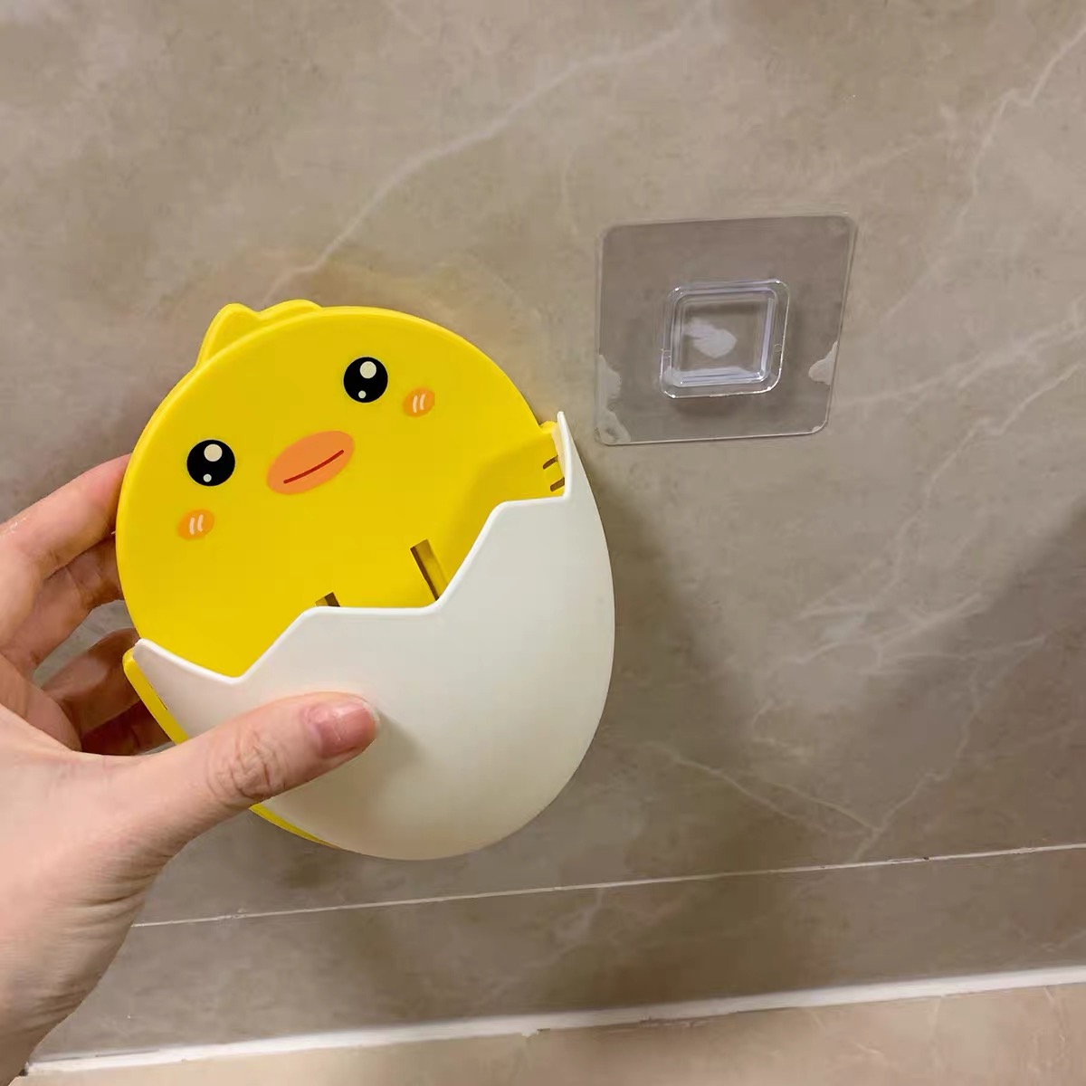 Adhesive wall tooth brush / cosmetics holder DCZZ174 images